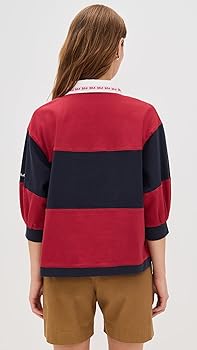 Amazon.com: Sea Women's Carolyn Workwear Rugby Shirt, Multi, XXS