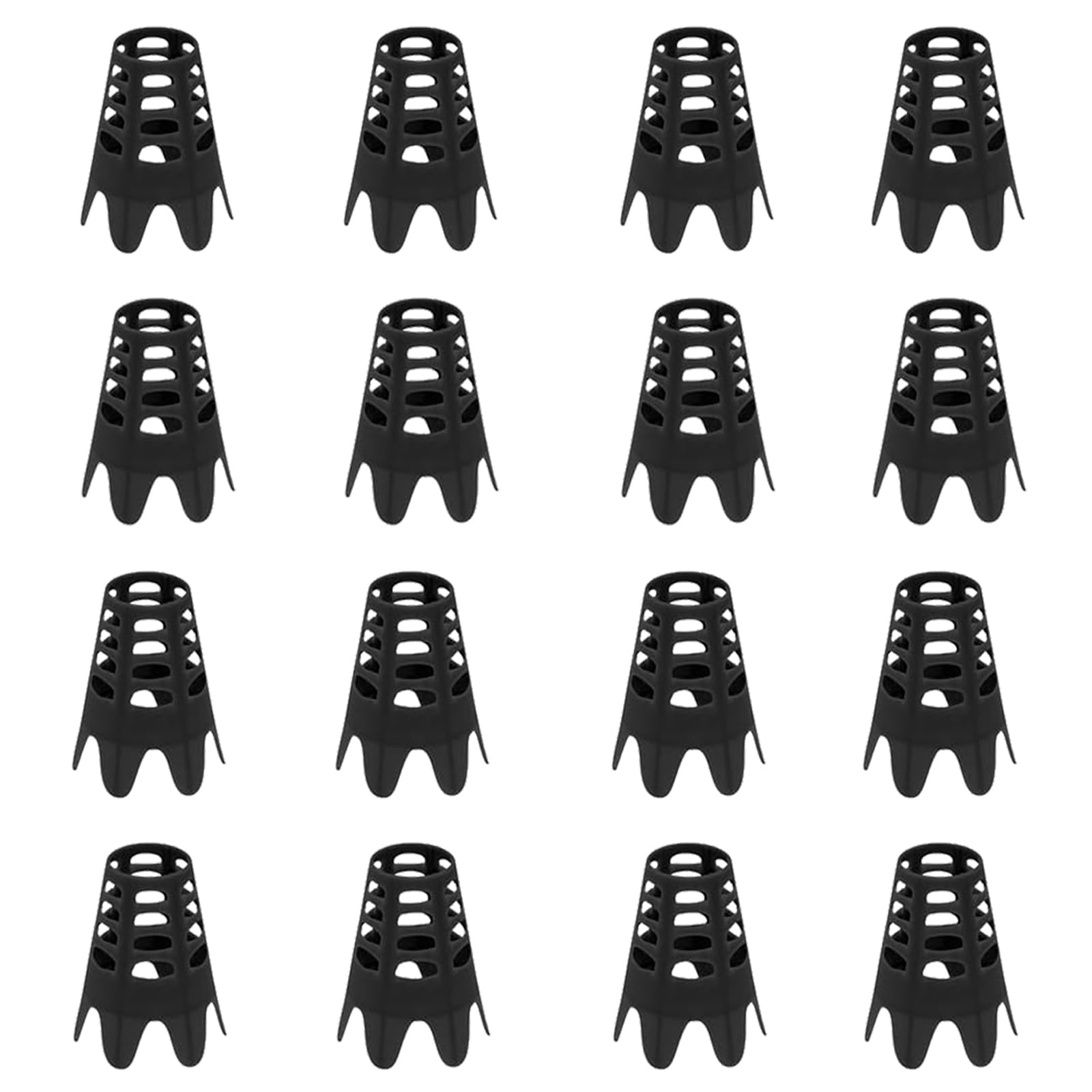 Ruyshu Golf Simulator Tees, Indoor Golf Tees for Simulator, Plastic Practice Golf Mat Tees for Winter Turf and Driving Range(Black)