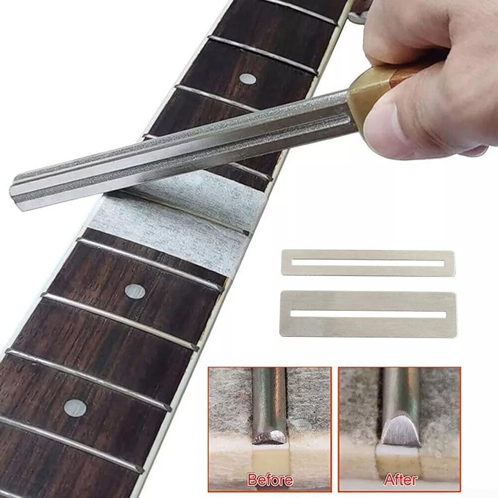 Lime à frettes multifonction pour guitare parfaitement adaptée à plusieurs instruments