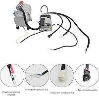 Vista 3 de Compresor eléctrico de aire acondicionado automotriz, compresor de aire acondicionado de 24 V reequipado con compresor eléctrico de nueva energía