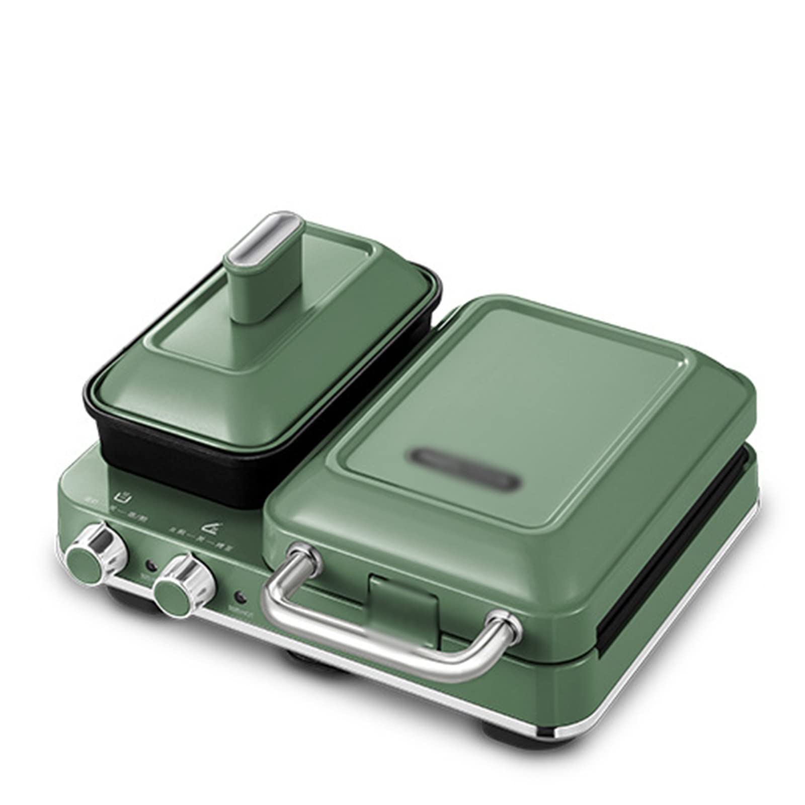 JYXYXSCP Multifunctional Breakfast Machine, Household Multifunctional Sandwich Light Meal Machine, Waffle Machine (D)