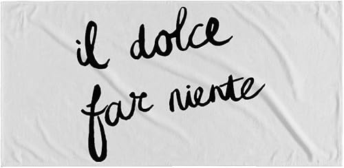 Miniatura 9 de Toalla de playa grande de microfibra  Italia italiana única  Diseño de dulzura de no hacer nada  Suave absorbente sin arena de secado rápido  Ideal