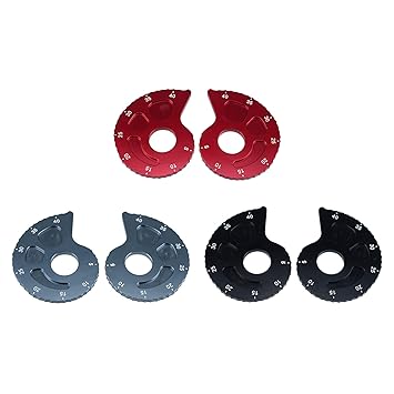 Ecomspace Chain Adjuster Replacement For SUZUKI DRZ400S DRZ400E 2000-2021 Red