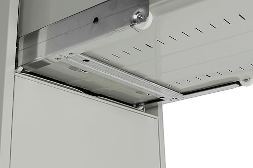 Miniatura 6 de Phoenix LTR2W31LG - Archivador vertical de 31 pulgadas con 2 cajones con cerradura sello de agua gris