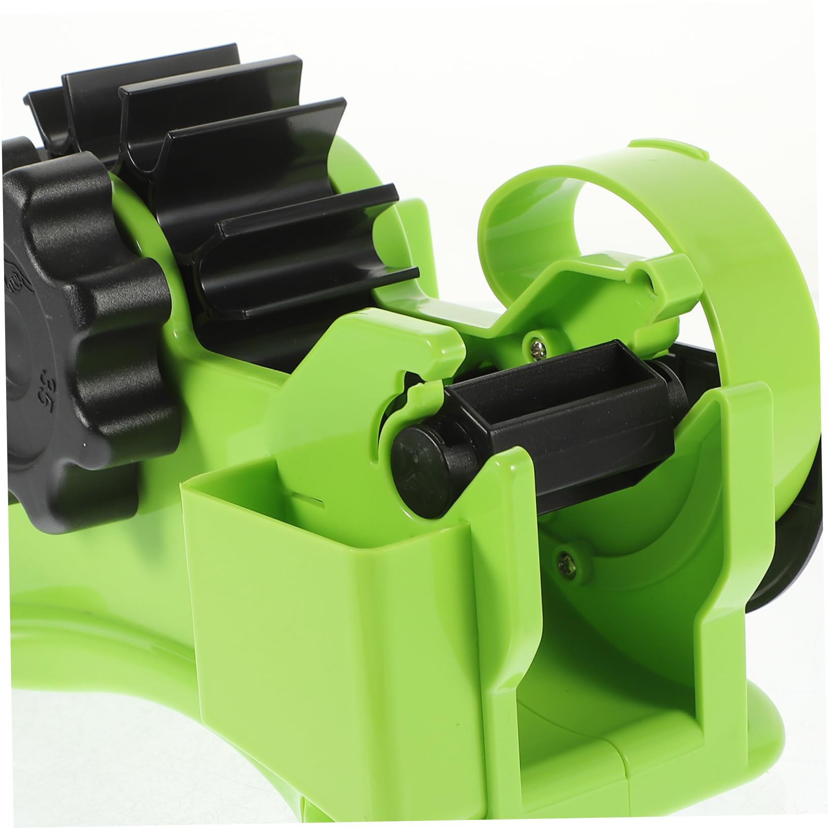 Distributore di Nastro Adesivo Verde in Abs, Supporto Rotondo | Formato 22, 00x11, 00x13, 00cm, Leggero e Portatile, Bordi Lisci senza Bava, per Cassetto Scrivania e Ufficio