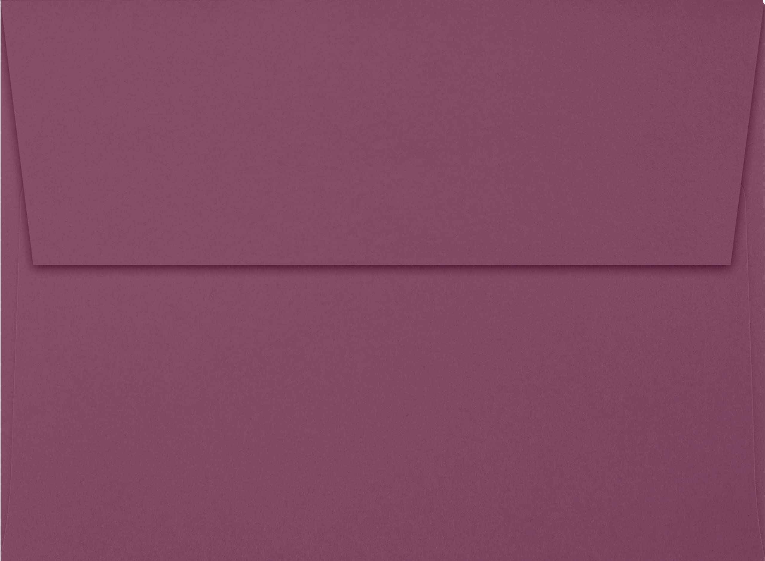 Amazon.com : LUXPAPER A7 Invitation Envelopes for 5 x 7 Cards in 80 lb.  Vintage Plum, Printable Envelopes for Invitations, w/Peel and Press Seal,  250 Pack, Envelope Size 5 1/4 x 7