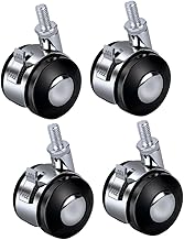 Sosoport 12Pçs Rodas Para Cadeira De Escritório Rodas De Móveis Rodas De Cadeira De Escritório Roda Universal Rodas De Cadeira De Mesa Carrinho De Polia