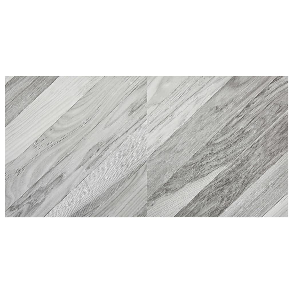 vidaXL 55 baldosas autoadhesivas para salón, antiestáticas, ignífugas, impermeables, antideslizantes, de PVC, 5,11 m²,