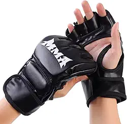 Luva De Treino Gold Sport Sparring Muay Thai MMA Boxe Bandagem Rápida