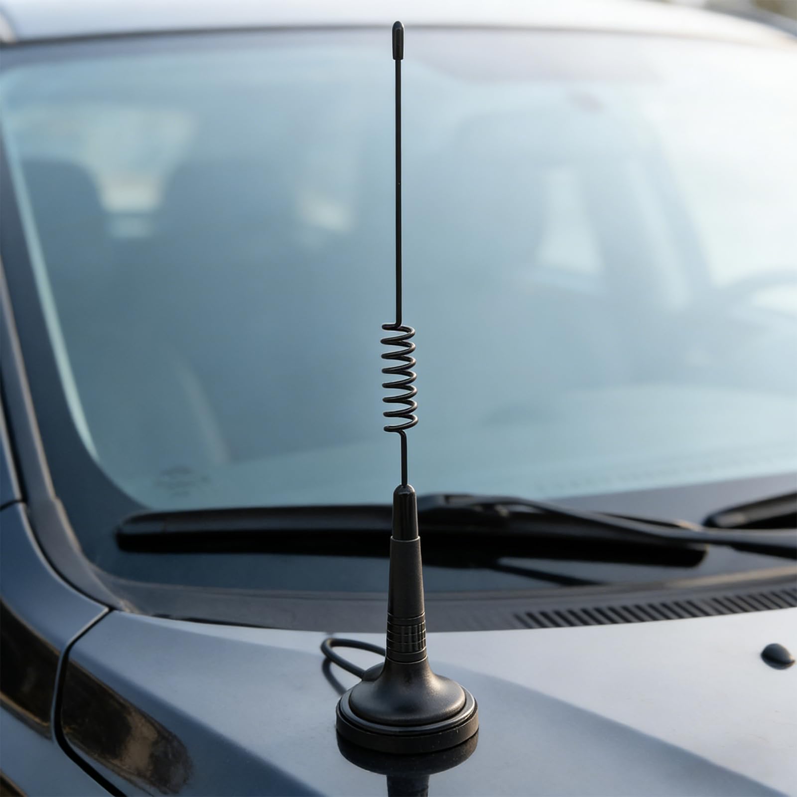 Antena magnetyczna CB 27 MHz z złączem PL-259, BNC, 4m kabel RG58, montaż magnetyczny do pojazdów ciężarowych i samochodów