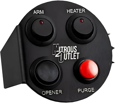 Nitrous Outlet GM 2016-2021 6th Gen Camaro Cup Holder Switch Panel - System Arm/Purge/Bottle Heater/Remote Opener
