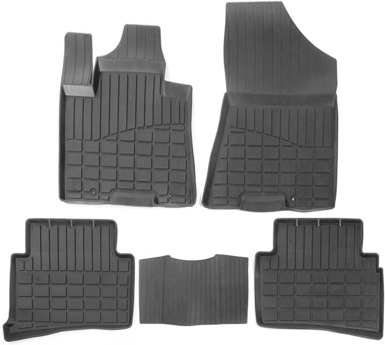 OMAC Floor Mats for Hyundai Tucson 2016-2018 Car Mats All Weather 3D Custom Fit Rubber Mat Waterproof Odorless TPE Floor Liners Laser Measured Non-Slip (Black)