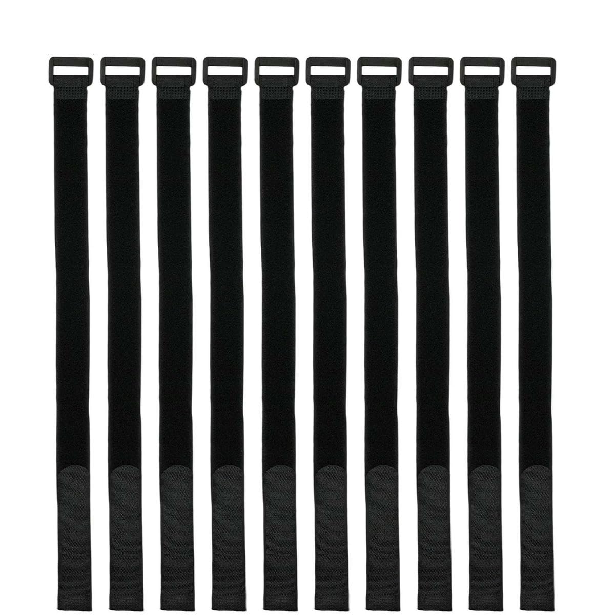 10-100pcs Reusable Hook and Loop Tie-Downs Adjustable Nylon Cable Ties Nylon Fasteners Cord Straps Organizer for Securing Wires-2x80cm-20pcs