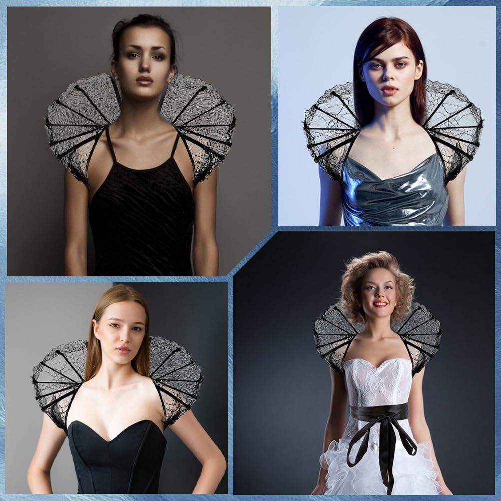 Veren Cape voor op de Schouders - Gothic Accessoire voor Halloween, Cosplay en Carnaval