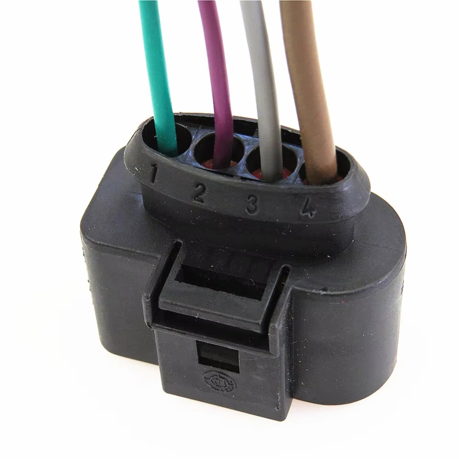 Kfz-Stecker für VW Beetle, Golf MK4, Bora, Eos, Passat, Zündspulenstecker-Kabelbaum 1J0973724 (4 Stück)