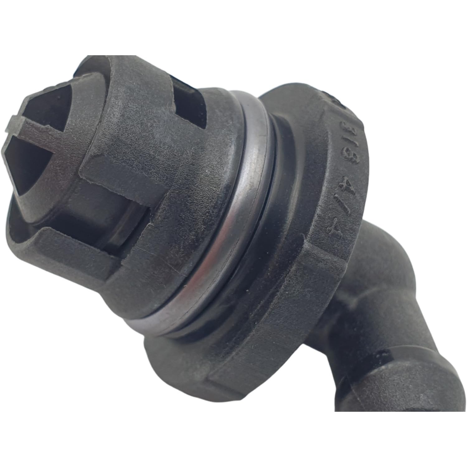 Raccord 90° avec joint torique d'admission chimique, embout de tuyau/passage, compatible avec nettoyeur haute pression Kärcher 9.002-027.0
