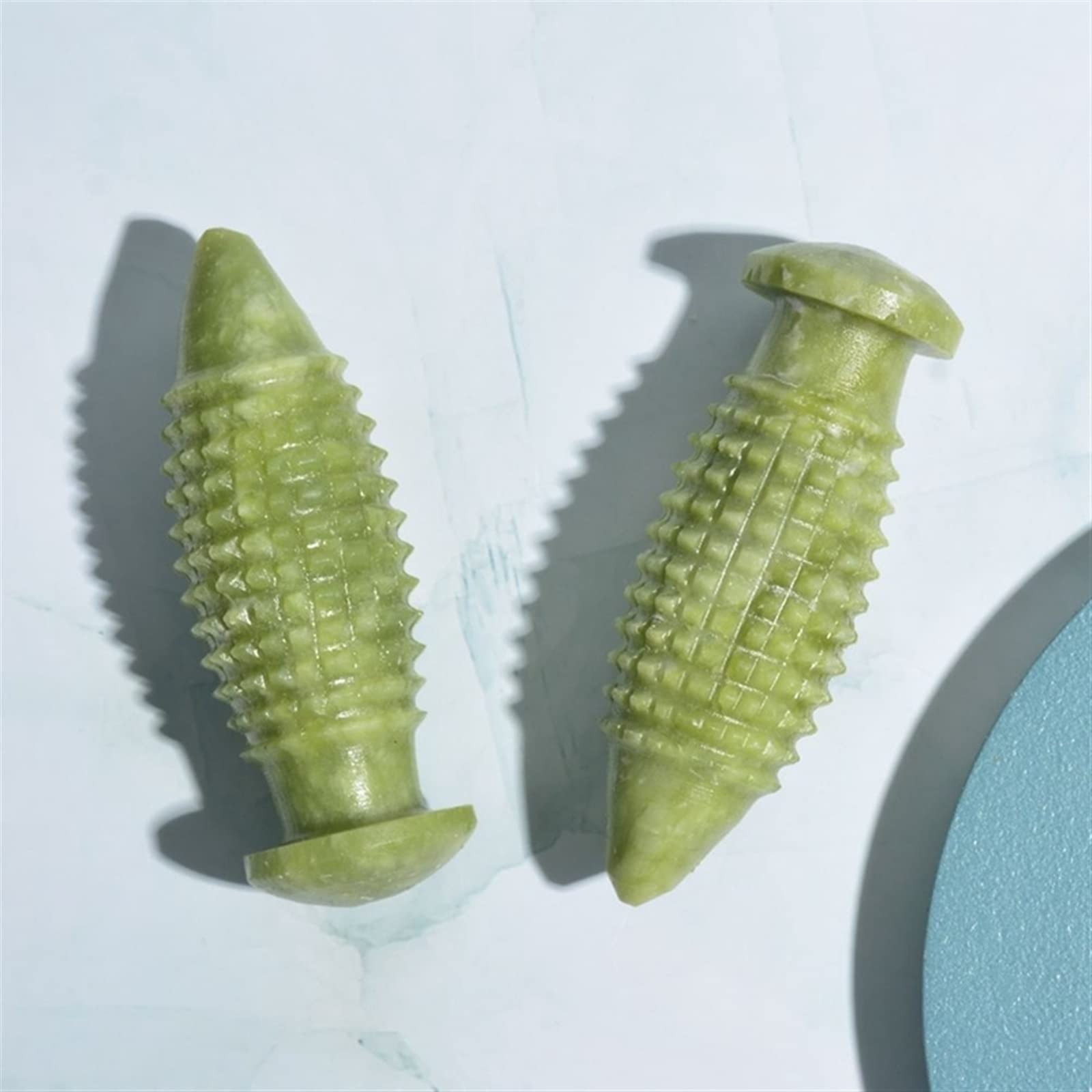 BAWHO Hand Massage Stick Jade Gouache Stone Acupuncture Massager Gua Sha Massage Tool 1Pcs