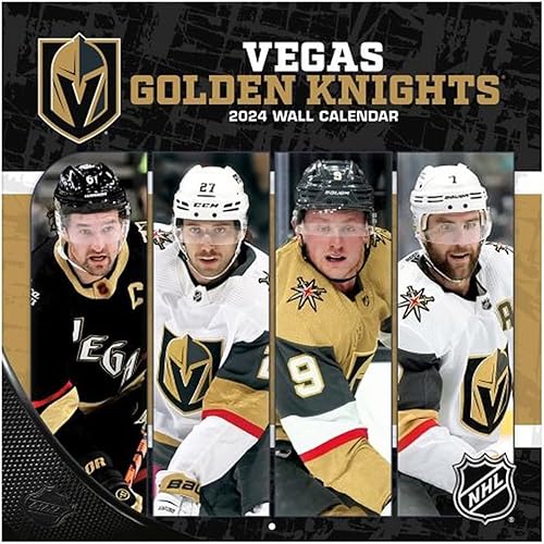 Turner Sports Vegas Golden Knights 2024 - Mini calendario de pared (24998040623)