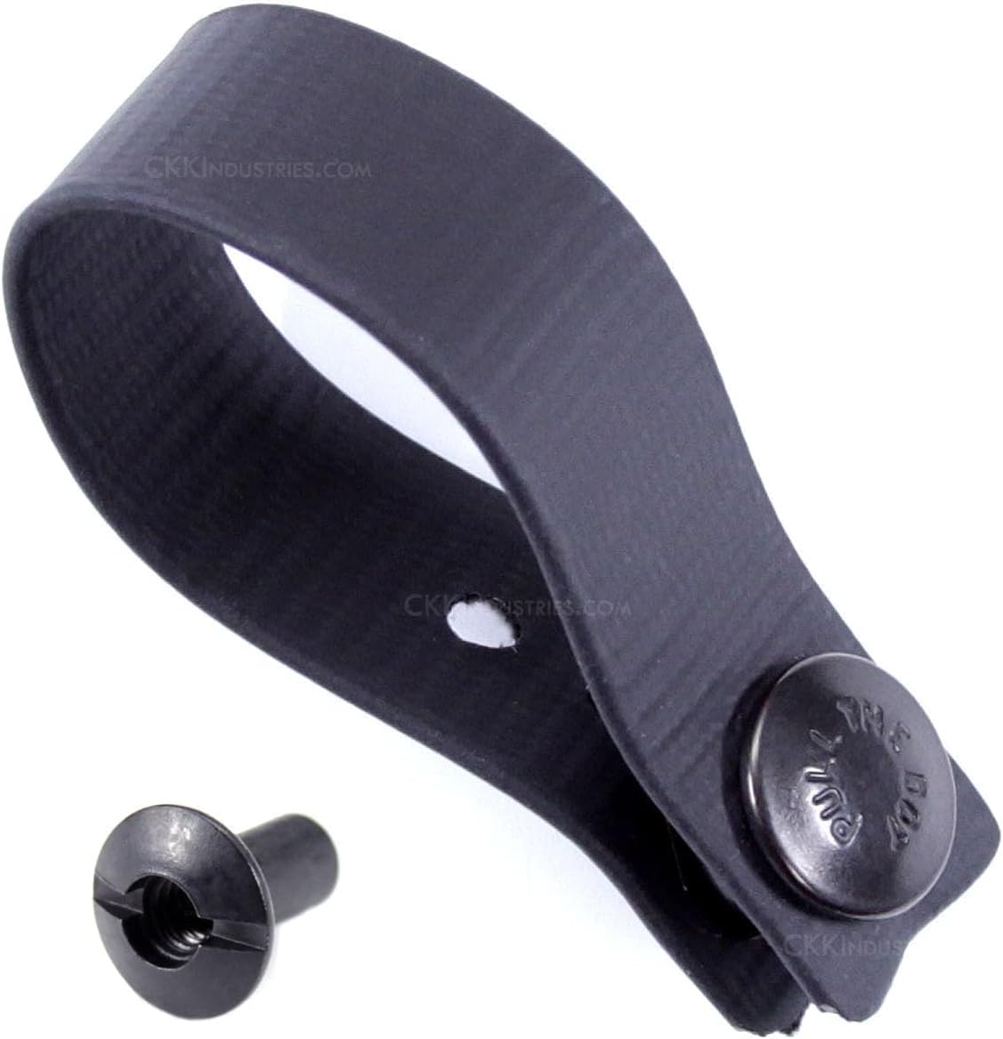 IWB Soft Belt Loops - w/Heavy Duty Rubberized Nylon Pull-The-Dot Security Snaps & Mounting Hardware - Holster Loops for IWB Carry - (Fit 1.25" to 2.00" Belts (Adjustable) - (Multi Colors) - Image 2