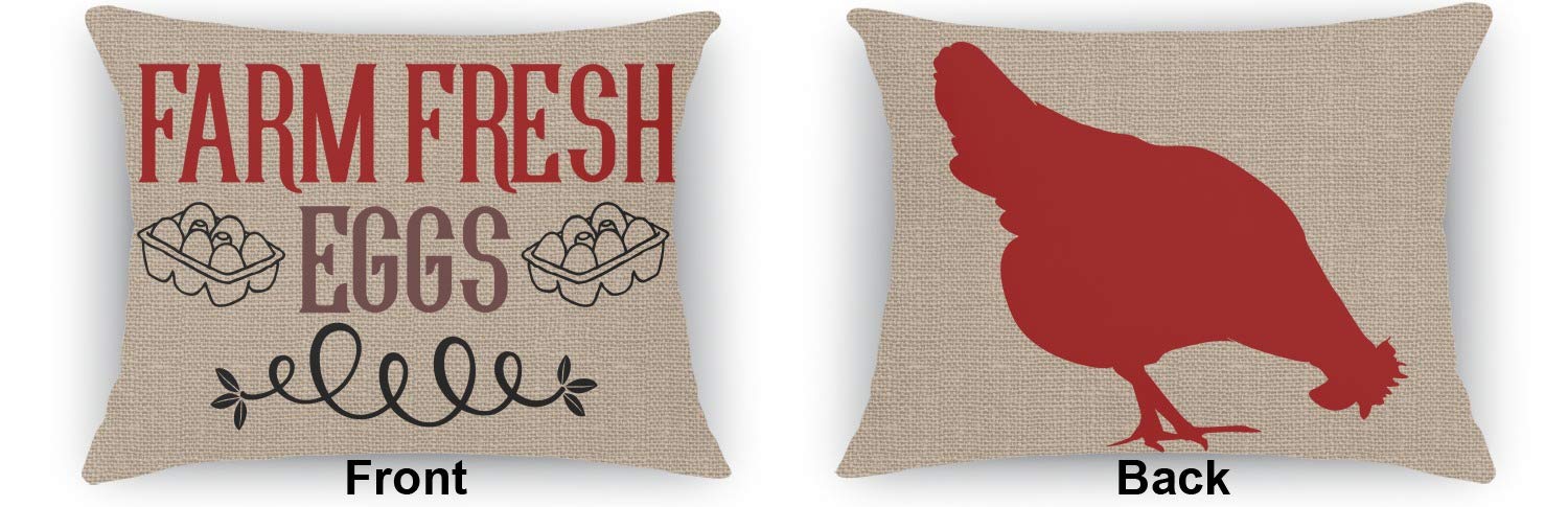 RNK Shops Farm Quotes Outdoor Throw Pillow (Rectangular)