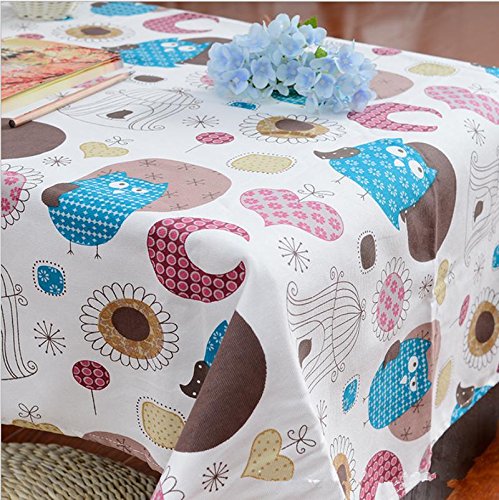 GFYWZ Cartoon cotton padded table cloth, 140 * 220cm