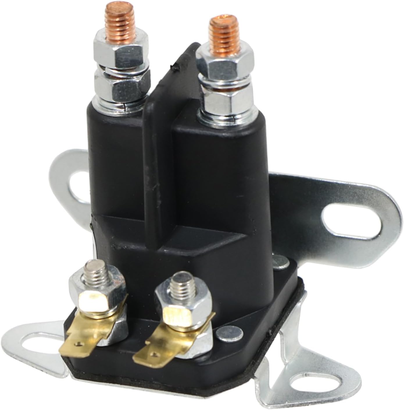 SPARES2GO Solenoid Starter Switch 4 Pole Relay for Countax Fits Westwood Lawnmower Ride on Mower Tractor