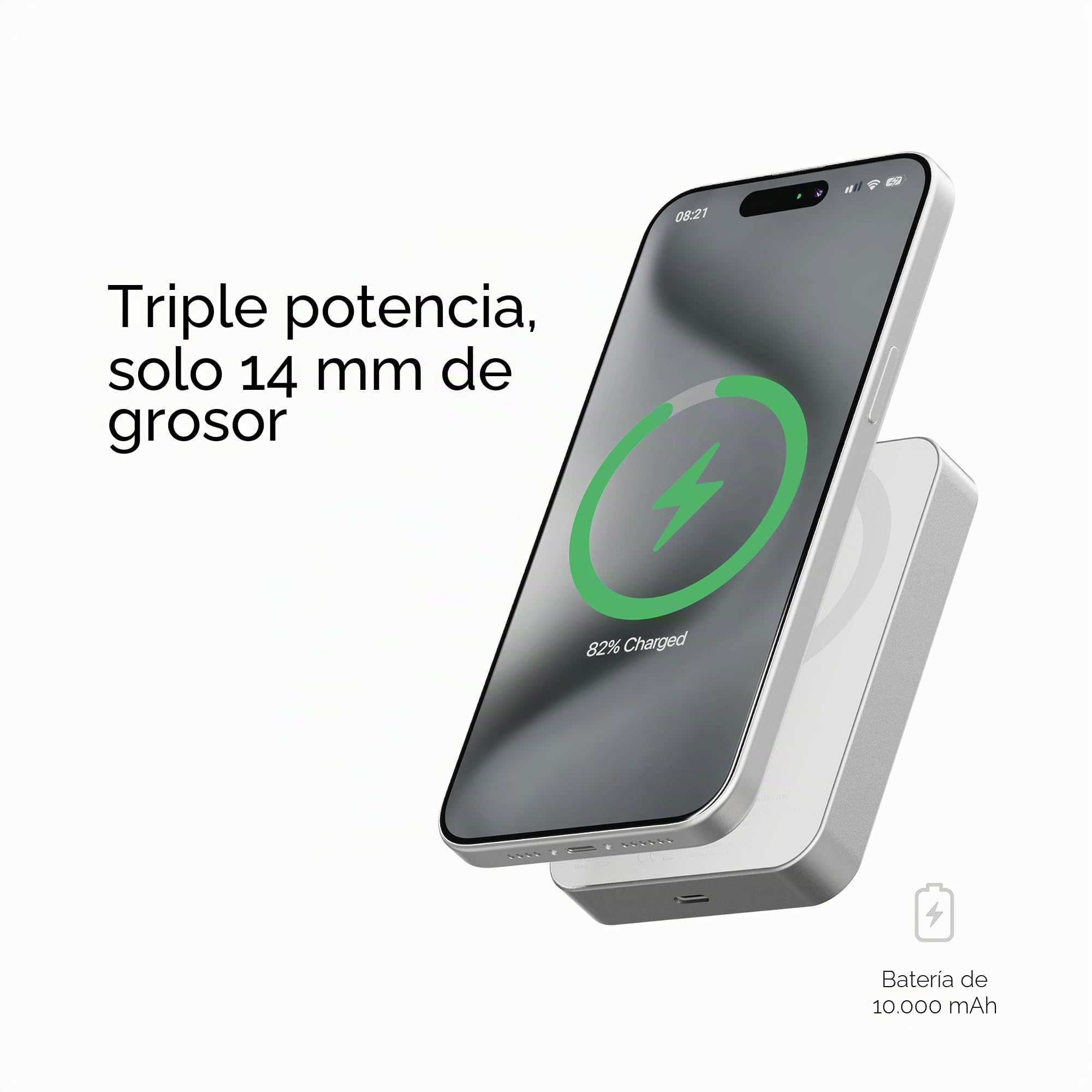 LINQ - Batería Externa magnética inalámbrica de 10.000 mAh