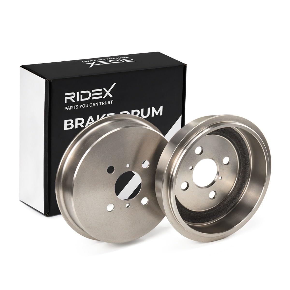 RIDEX 123B0158 2x Tamburo freno Posteriore Compatibilità con TOYOTA Yaris Hatchback P9