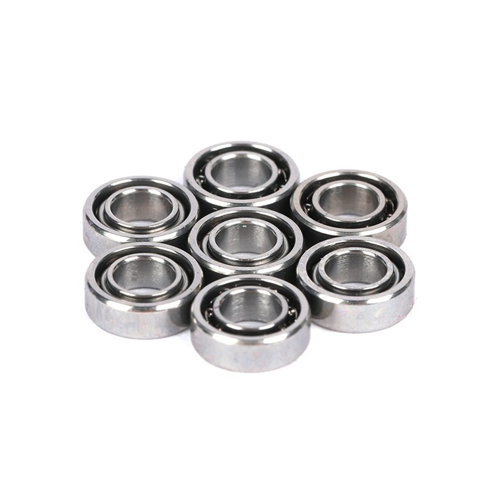 Cojinetes de Bolas de Ranura Profunda 10 rodamientos de Bolas de Acero Inoxidable 3x6x2 rodamientos de Bolas Abiertos