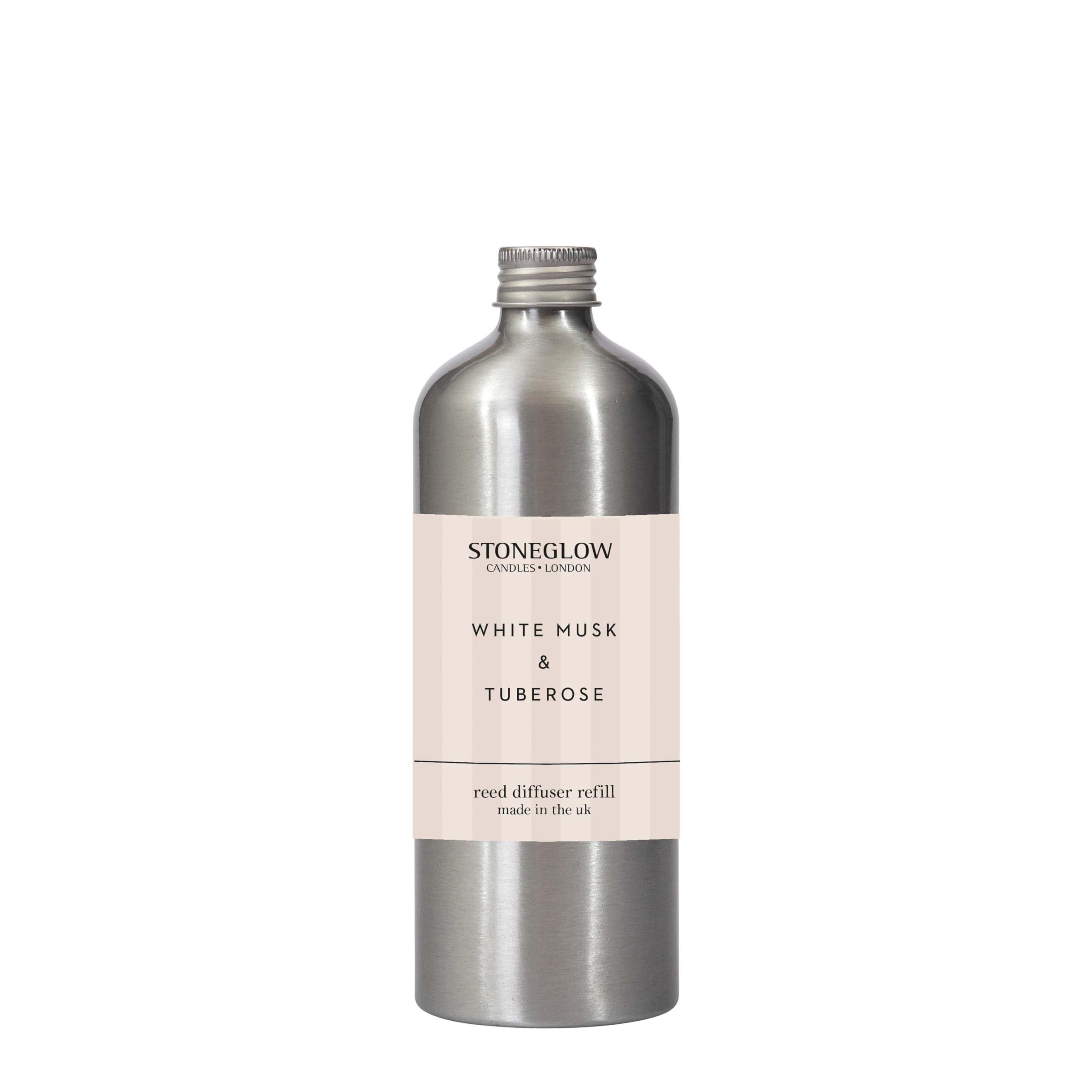 Stoneglow White Candles London Modern Classics - Musk & Tuberose - Reed Diffuser Refill 500Ml, 70848O