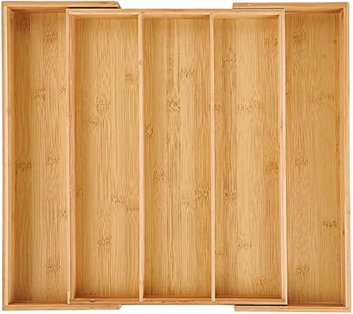 Organizador de cajones expandible, bandeja de cubiertos y utensilios de primera calidad para cubiertos, cubiertos, cuchillos en cocina, dormitorio, disponible en Yaxa Colombia