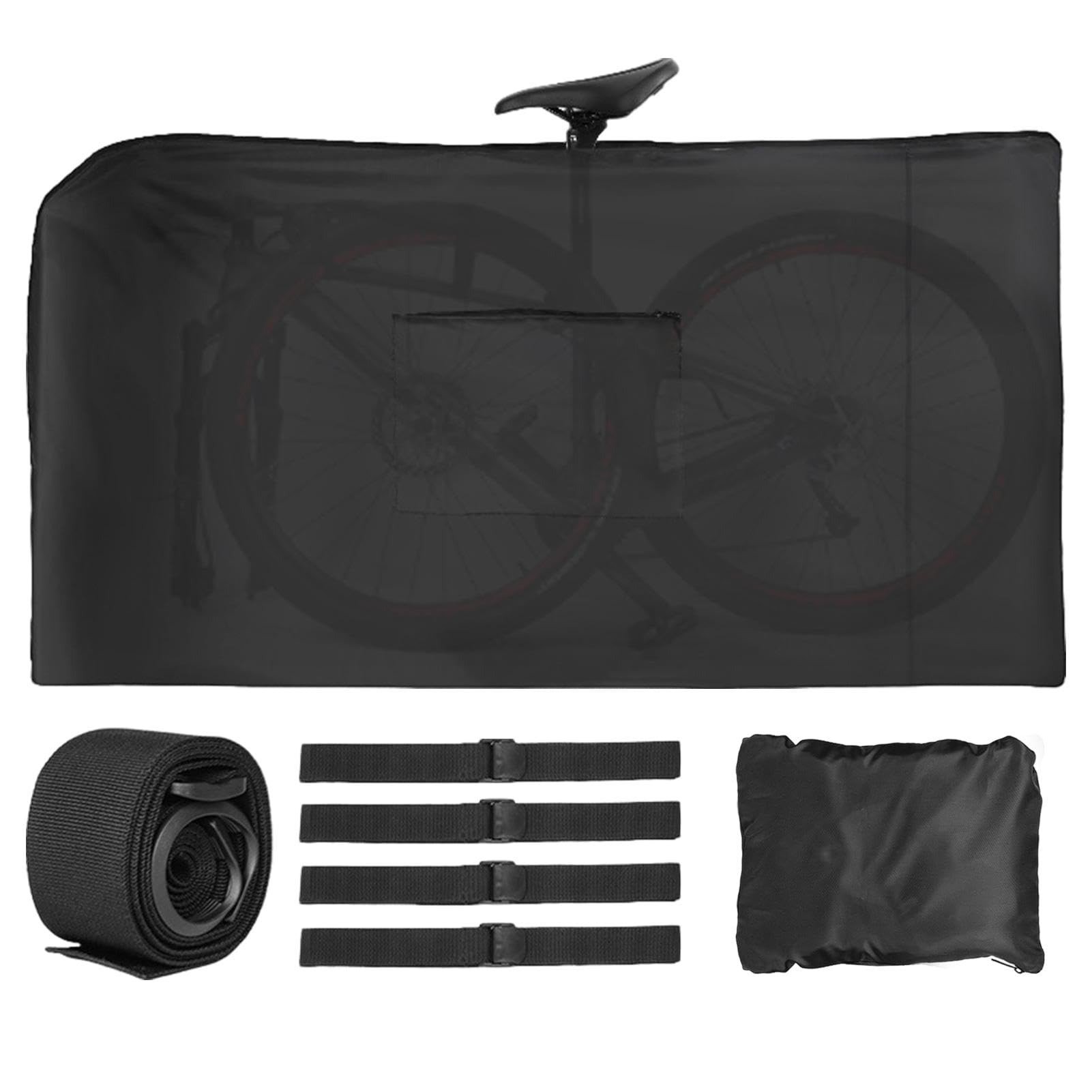 Maleta porta bicicletas impermeable con correa y protección segura