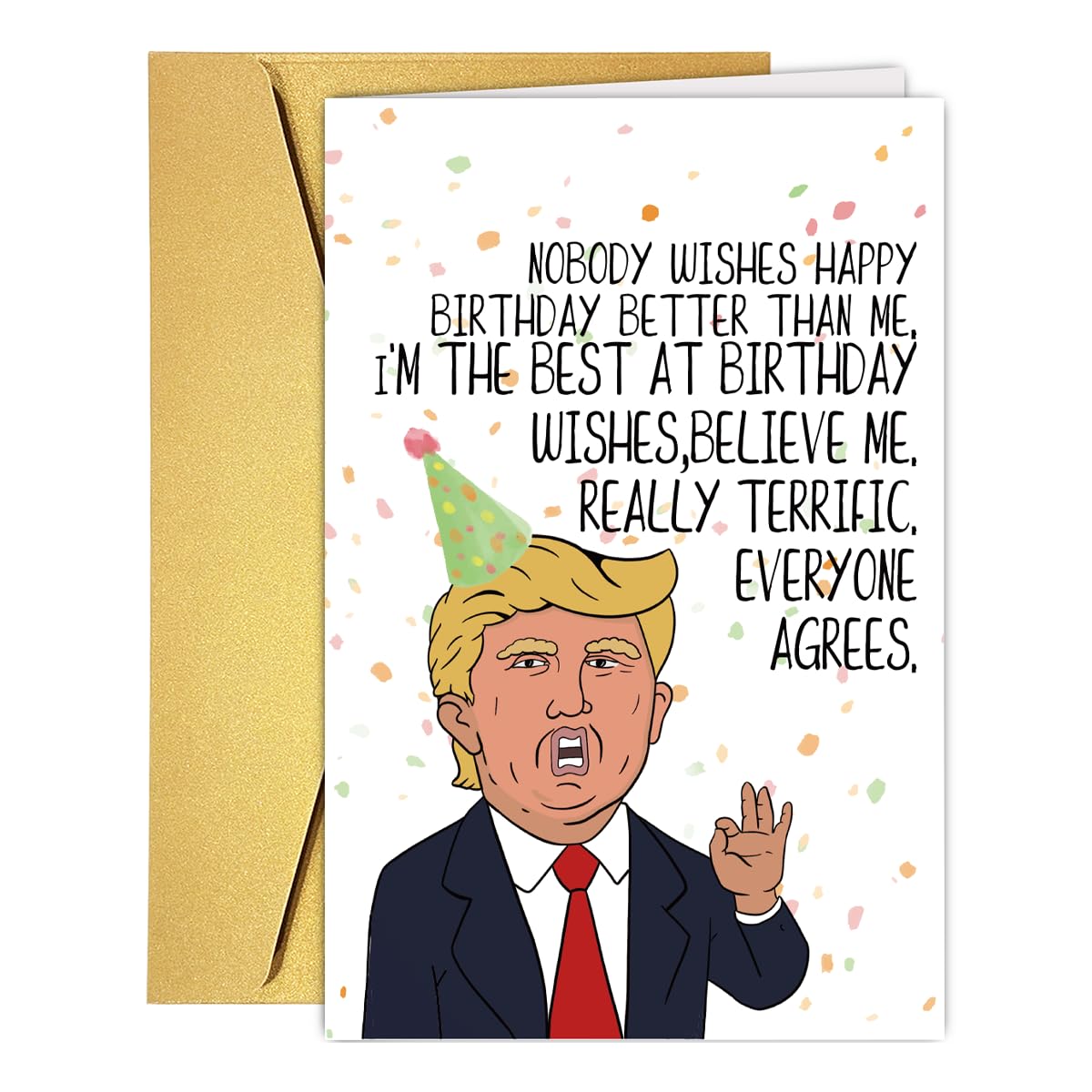 UUEFKTN Hilarious Happy Birthday Card for Him Her, Funny Birthday Cards Gift for Husband Wife Boyfriend Girlfriend, Cute Joke Birthday Decor For Men Women