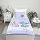 Jerry Fabrics Lilo und Stitch Baby lila Wende Bettwäsche Kopfkissen Bettdecke Set 100x135cm Kleinkind