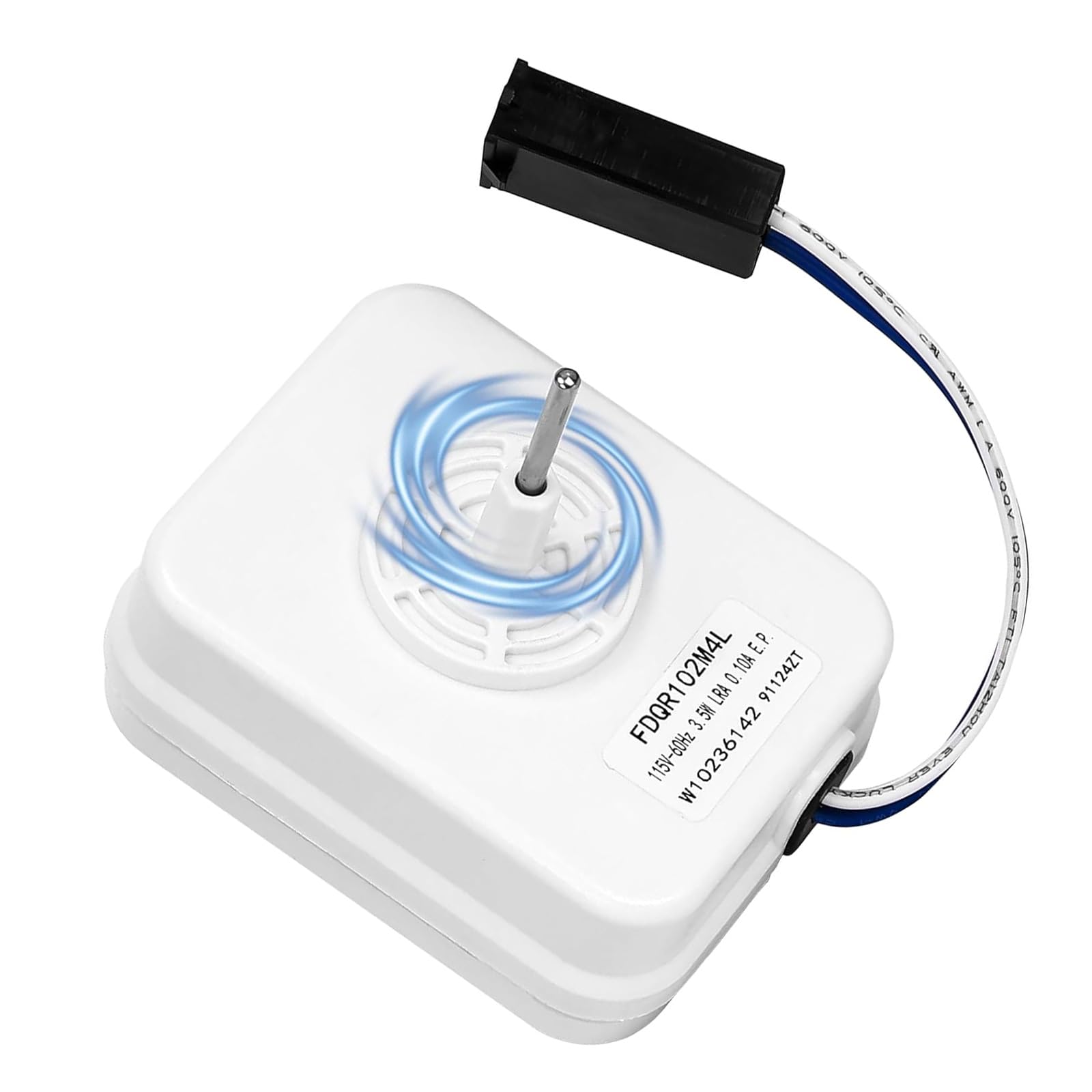 MINGLEA W10236142 Cooling Fan Motor Refrigerator Fan Motor Suitable for Refrigerators Energy Efficient Easy Installation