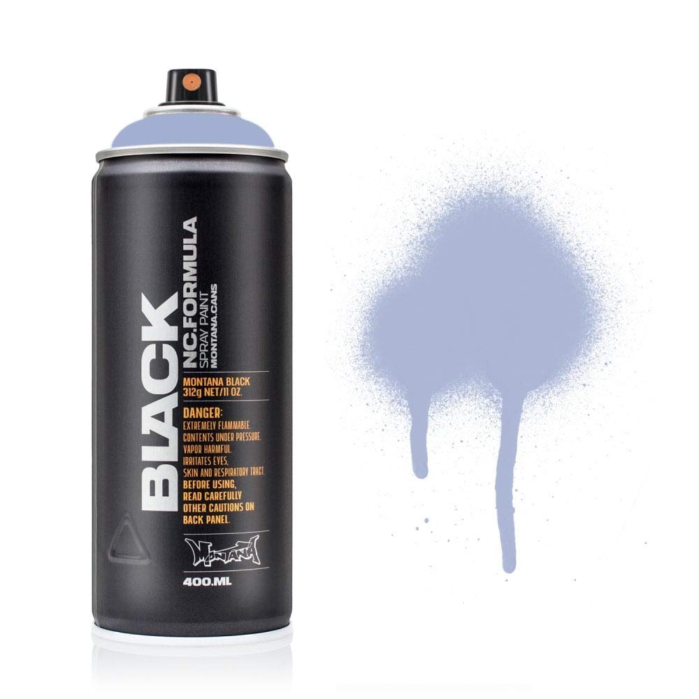 MontanaBlack Spray Paint, Matt Finish, 400ml Can, Colour: BLK4320 - Brunhilde