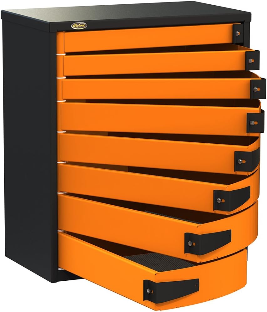 Swivel 8-Drawer 30-Inch Service Tool Box