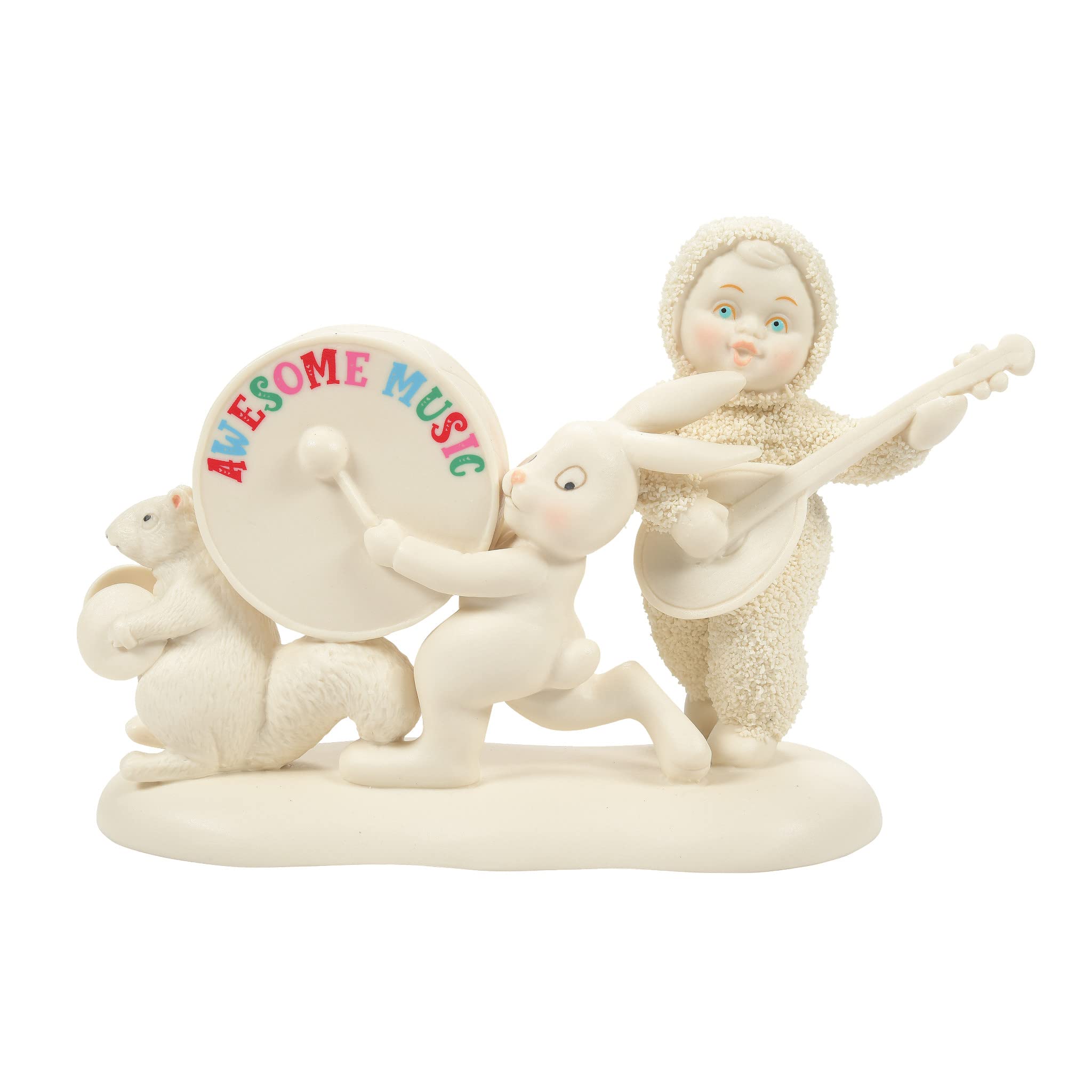 Department 56Snowbabies Awesome Music Figurine, 4.17 Inch, Multicolor