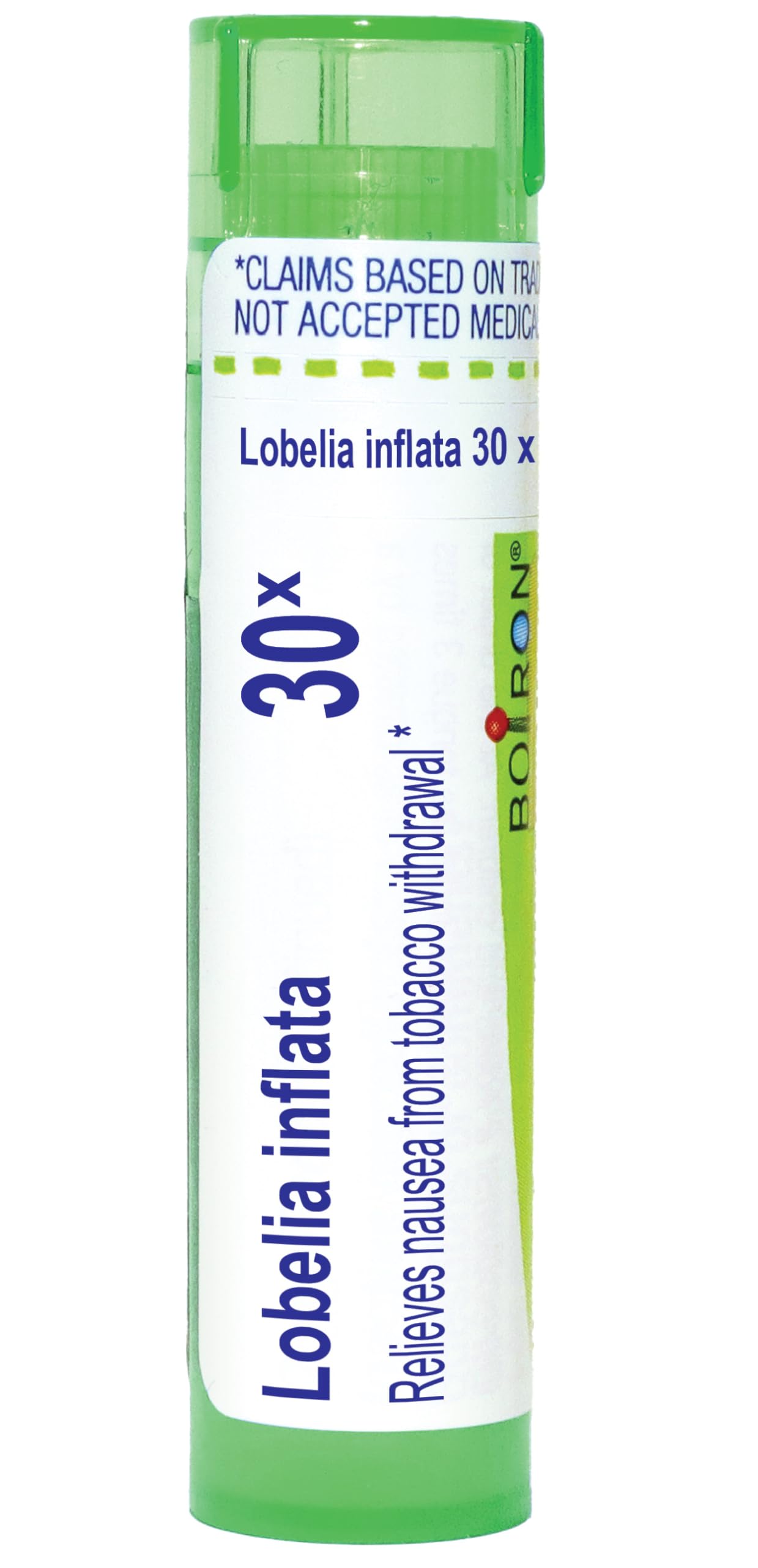 Boiron Lobelia Inflata 30X Homeopathic Medicine for Quitting Smoking - 80 Pellets