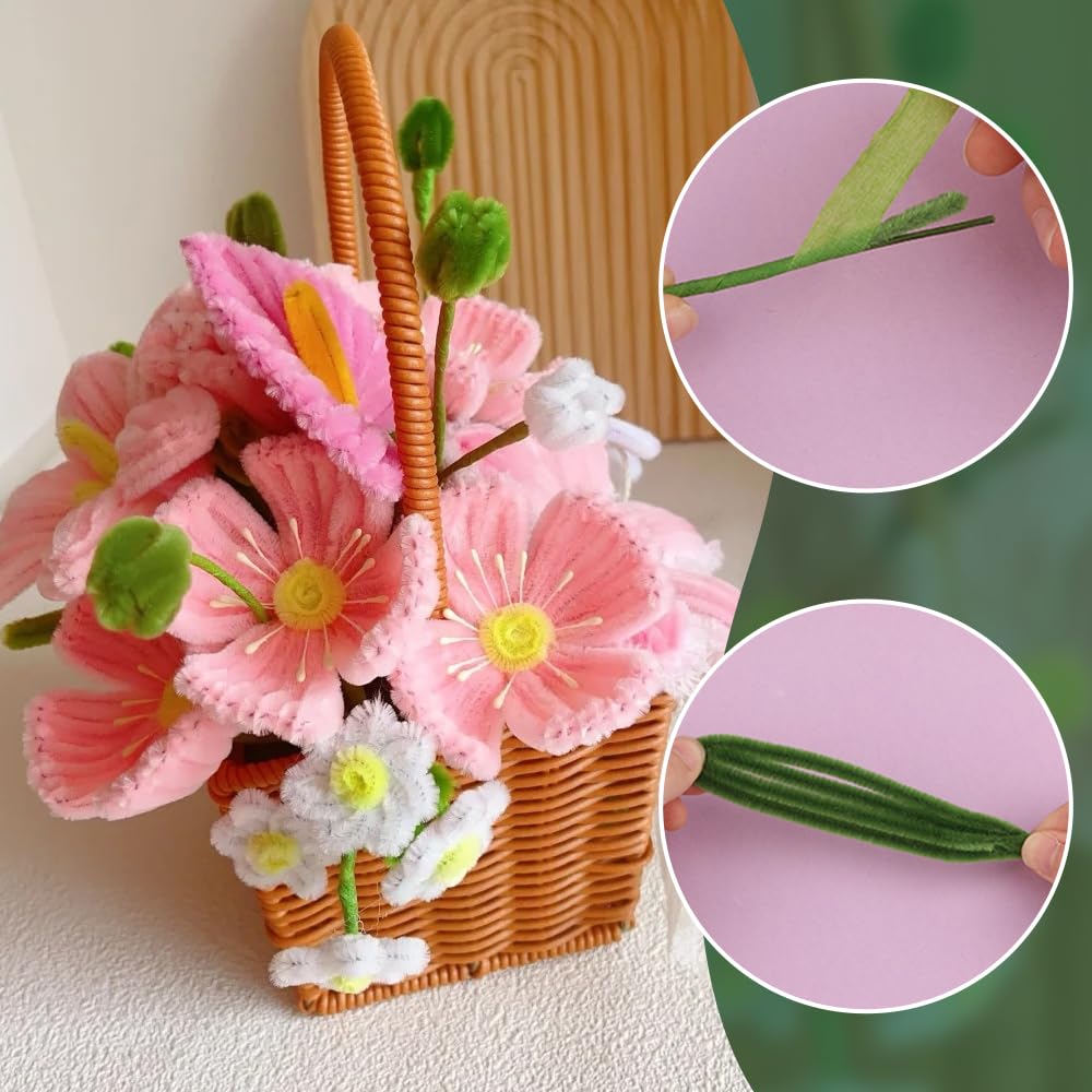 Newellsail Bloemenarrangement gereedschapsset, 26 gauge, bloemstam draad, 22 gauge, bloemdraad, 3 rollen bloemenlinten en bloemdraadsnijder voor doe -het-zelf boeketten, stamwikkels, bloemisten (6