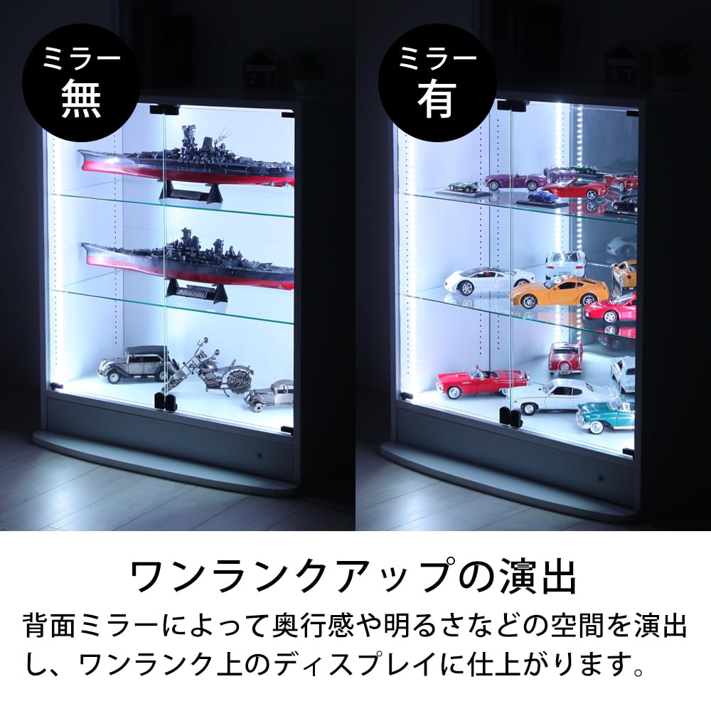 JAJAN コレクションケース フィギュア 専用背面ミラーのみ 幅83（2枚組