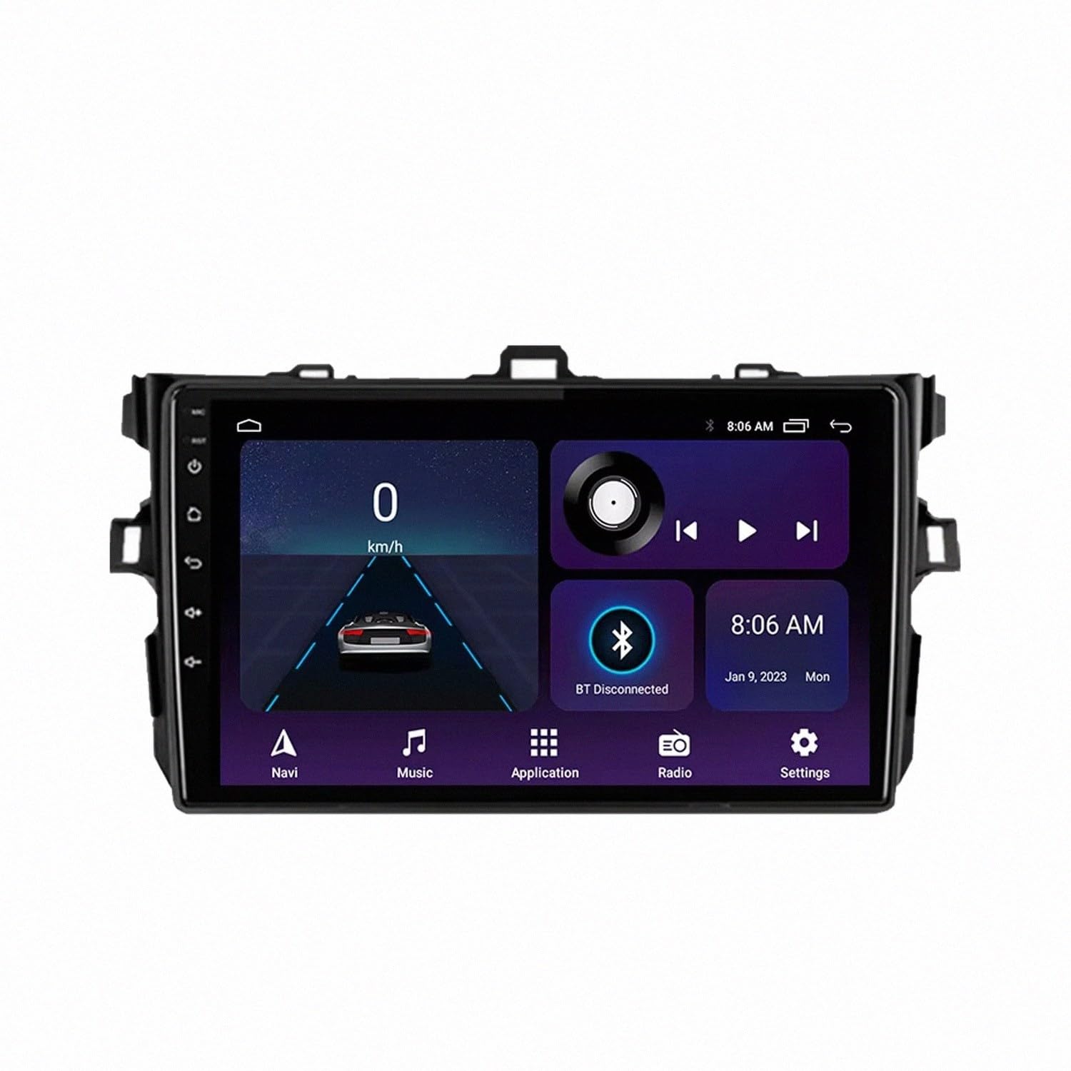 Evita multas al conducir tu Toyota E140 con este autoradio manos libres Bluetooth con GPS 8