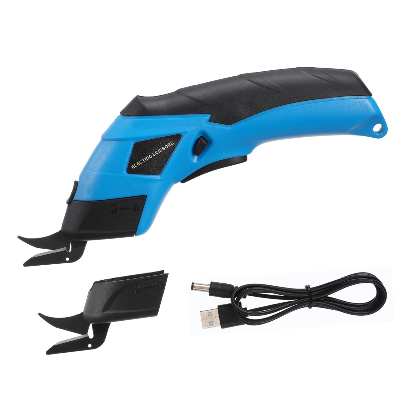 Tijeras Eléctricas para Tela Recargables Inalámbricas 3.6v Acero Manganeso Ergonómicas para Cortar Tela y Cartón Uso Manual Manualidades y Costura Hogar Oficina