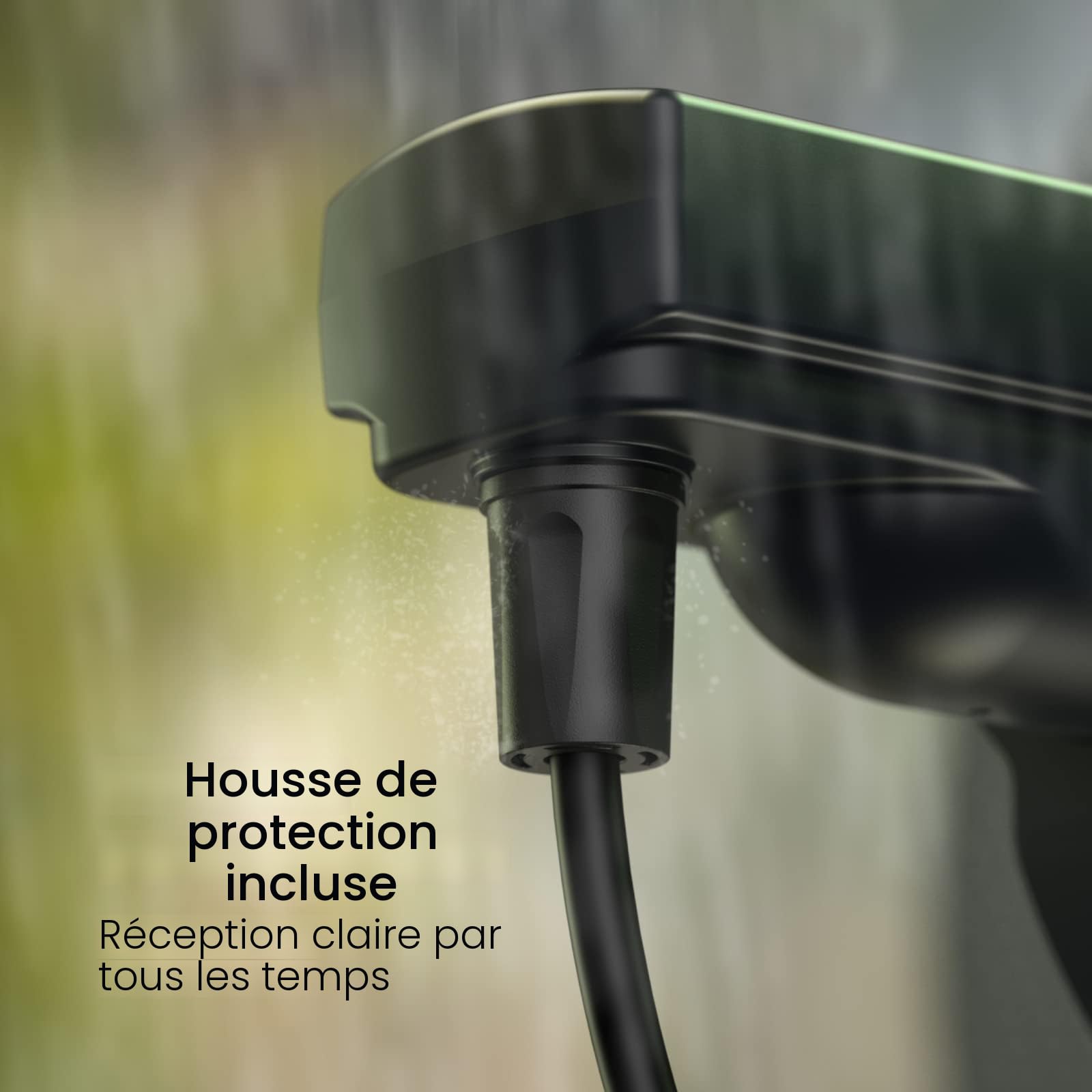 Tête de Parabole LNB Universelle à Sortie Unique avec Détecteur de Force du Signal, Tete Universelle pour Parabole, Réception HD, 4K, UHD, Full HD