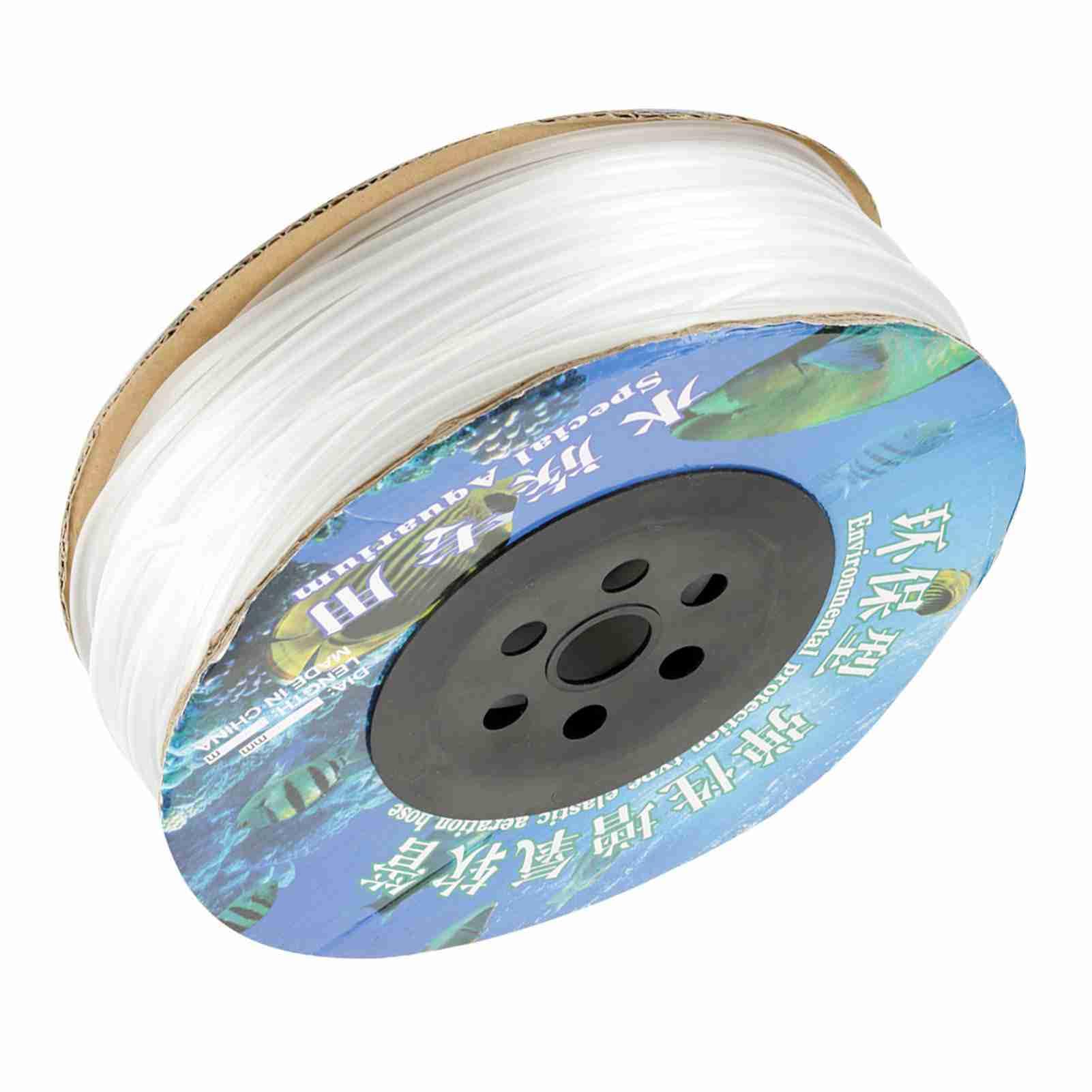 Cryfokt Tuyau d'air Flexible en PVC de 100 M, sans Danger pour Les Poissons, Idéal pour Les Aquariums et Les Aquariums.