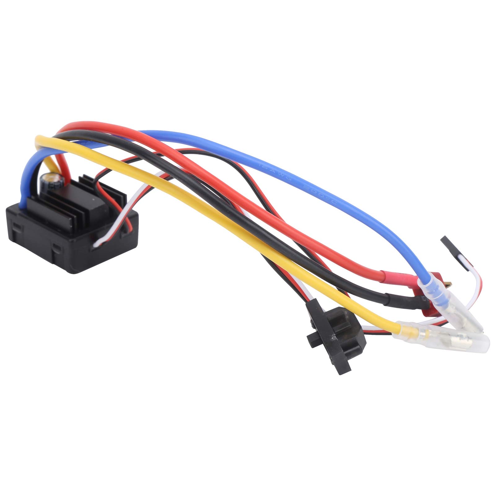 RC akcesoria samochodowe HOBBYFANS szczotkowane 80A ESC + karta programowa + zestaw silników szczotkowych 35T do samochodu RC 1/8 1/10