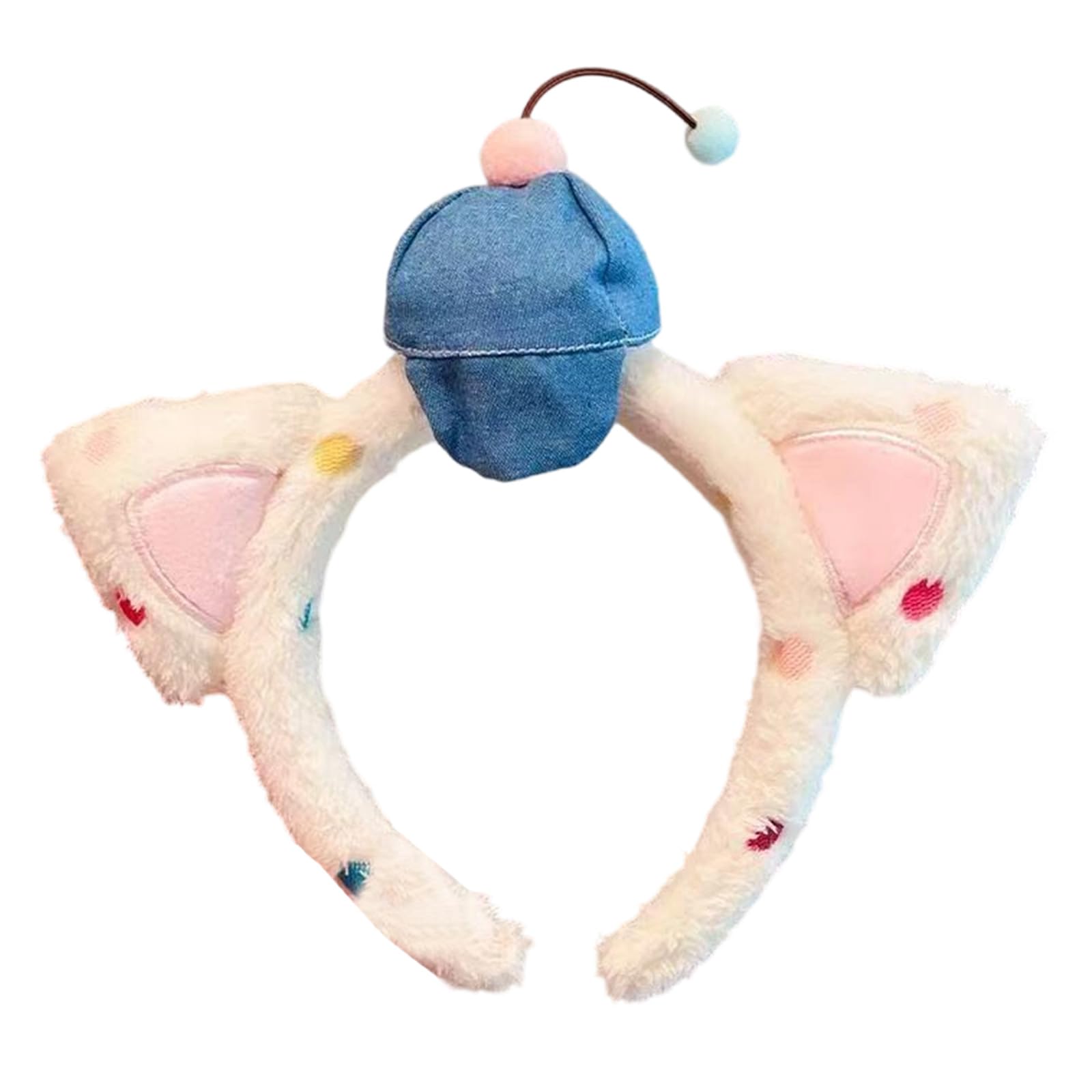 MICFENY Realistic Bear Animal Ear Hairband Elastic Design For Role Play And Daily Wear Photo Props