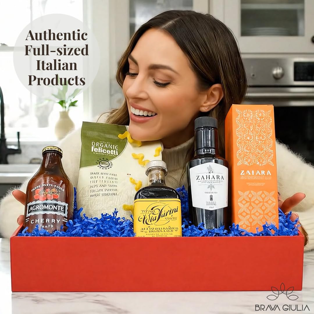 Amazon.com: Brava Giulia Italian Gift Box – Premium EVOO, Aged