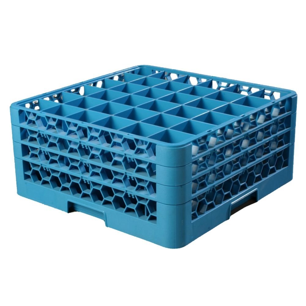Carlisle FoodService Products RG36-314 RACK 36 COMPT GLASS [Set of 2]-Blue 8.72