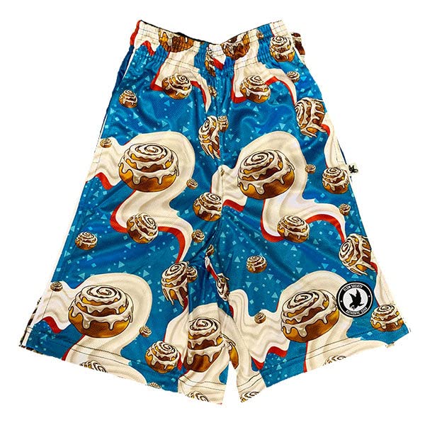 Flow Society Cinnaflow Boys Lacrosse Shorts | Boys LAX Shorts | Lacrosse Shorts for Boys | Kids Athletic Shorts for Boys